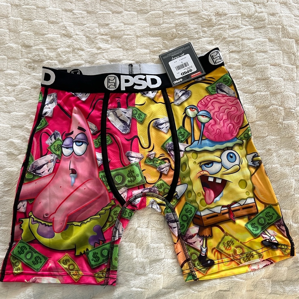 Nickelodeon SpongeBob & Patrick Colorful Boxers “SB Money Drip”